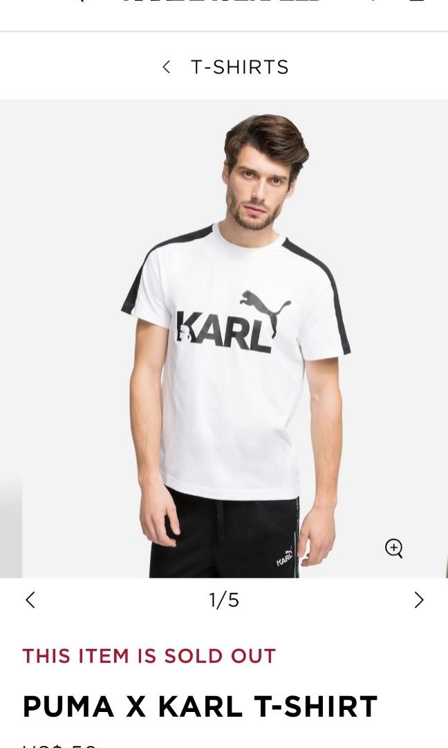 Puma karl lagerfeld t shirt sale
