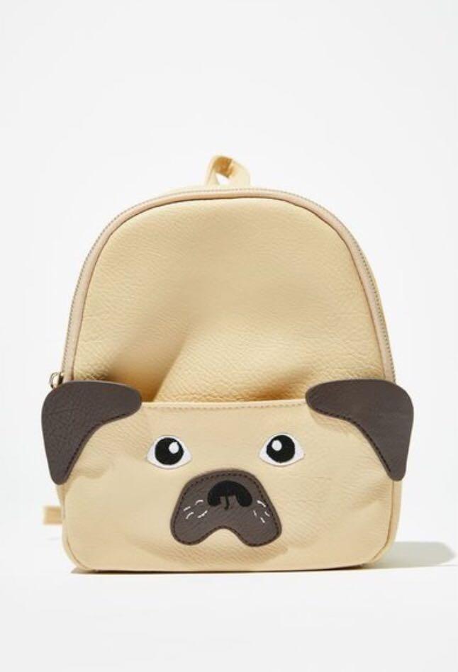 TYPO Mini Cairo Backpack Nuevo Pug 22cm, Women's Fashion, Bags