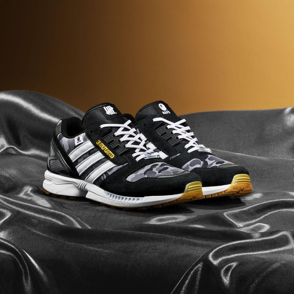 Undefeated x Bathing Ape BAPE x Adidas ZX 8000 US11 UK 10.5, Men's Fashion,  Footwear, Sneakers on Carousell