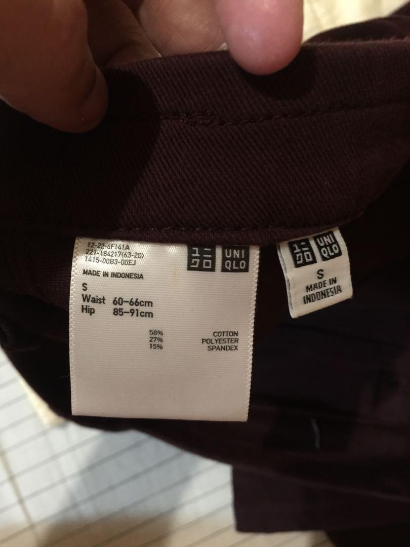 Uniqlo Jeggings (Category: Jeans) located in Tanjay. Submitted by frb79 (Listing ID 1051506345, Image 2). Description: Uniqlo Jeggings Burgundy color.