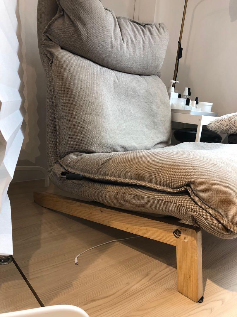Muji Single High Back Reclining Sofa gray 55 OFF