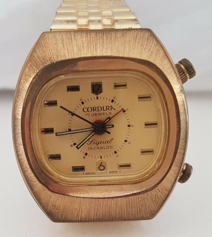 Mechanical alarm sale wrist watch