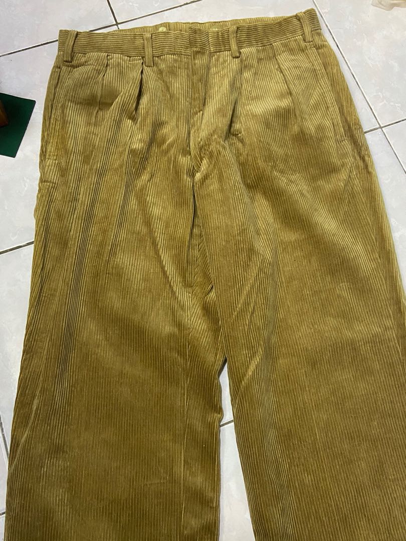 Vintage POLO corduroy Pants, Men's Fashion, Bottoms, Trousers on Carousell