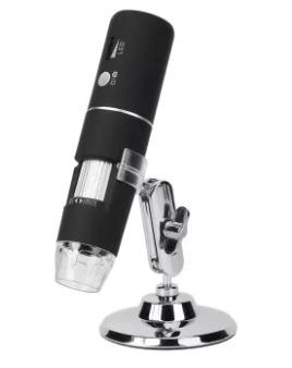 WiFi Digital Microscope, 1000X Multi‑Angle Wireless Digital Microscope for Phone or Tablet (Category: Voice Recorders) located in Marikina City. Submitted by skowshop (Listing ID 1051555377, Image 1). Description: Feature: 1. Built‑in WIFI function, easy to operate, 1000 times magnification and focus adjustment 2. Multi‑angle adjustment of U‑shaped frame, convenient for observation from various angles 3. Built‑in 8 LED fill lights with adjustable