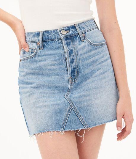 Zara denim skirt mini clearance