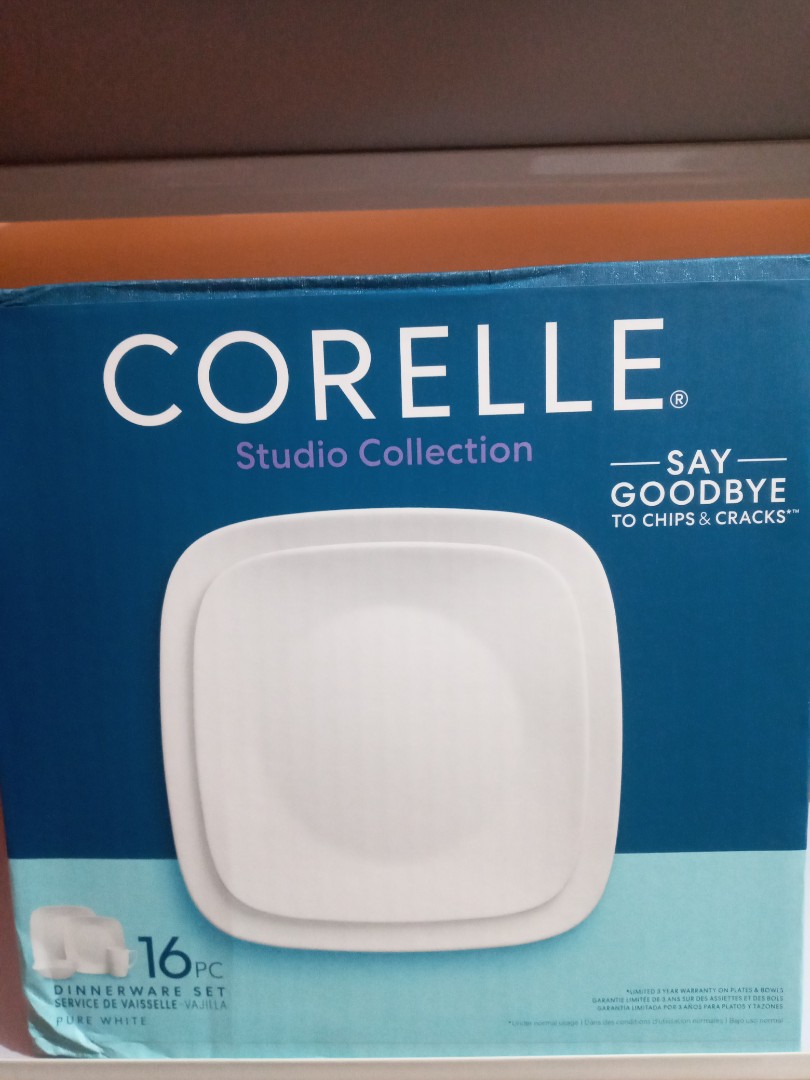 Corelle studio collection pure white
