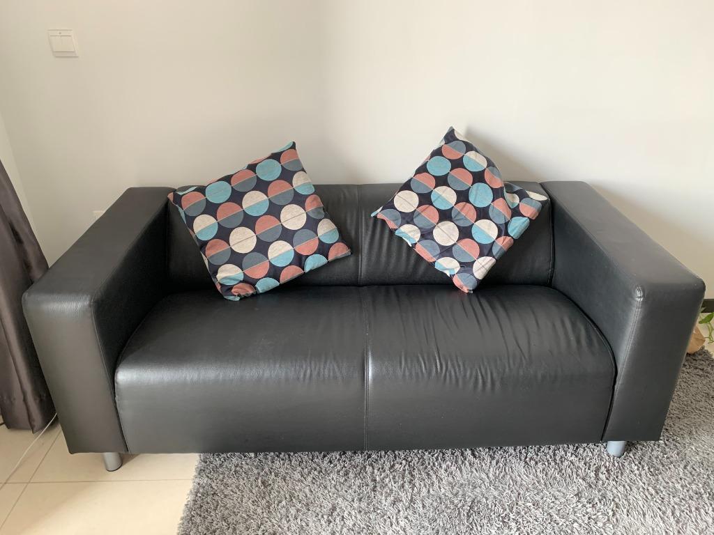 SALE FOR IKEA KLIPPAN sofa Bomstad black FOR 150