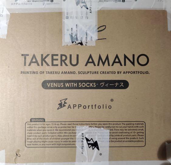 Takeru Amano 天野健/ APPortfolio 限量“Venus & Socks” 雕塑art toy 