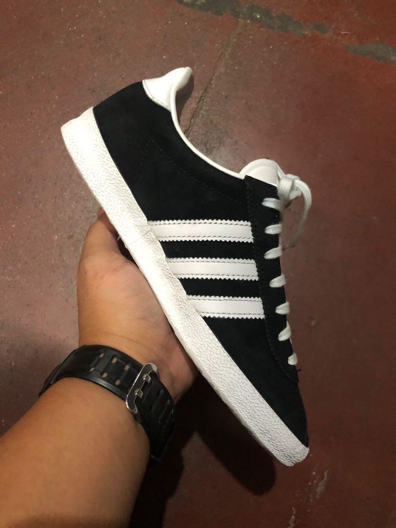 Adidas Originals Gazelle Suede Black White Women s Fashion
