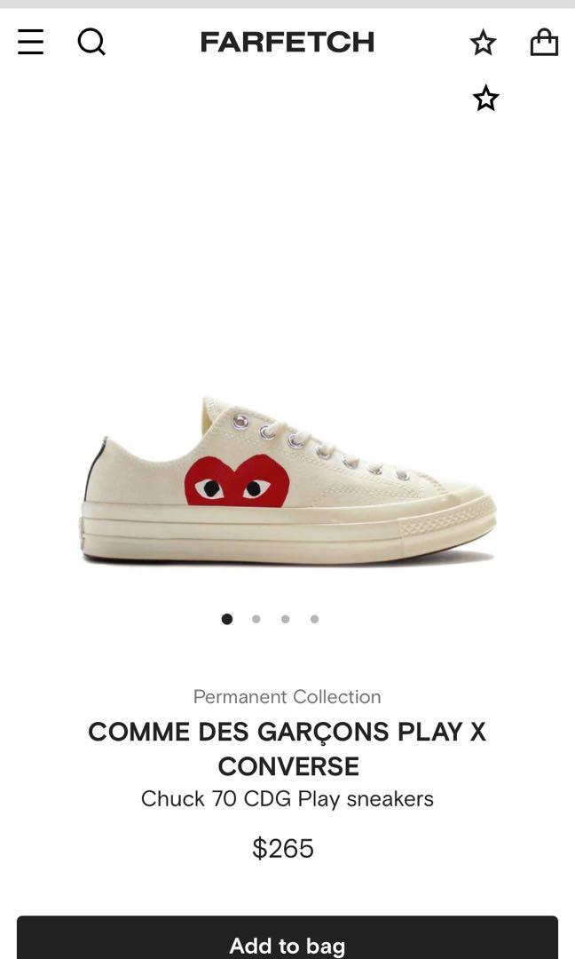 cdg x off white