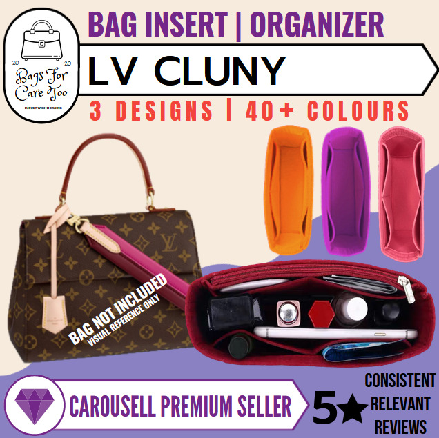 1-36/ LV-Cluny-Mini-F) Bag Organizer for LV Cluny Mini : F-Type