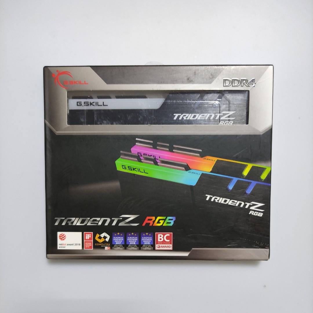 Black Friday Brand New Sealed G Skill Trident Z Rgb Ram 16gb 2x8gb 30mhz Intel Amd Ryzen F4 30c16d 16gtzr Electronics Computer Parts Accessories On Carousell