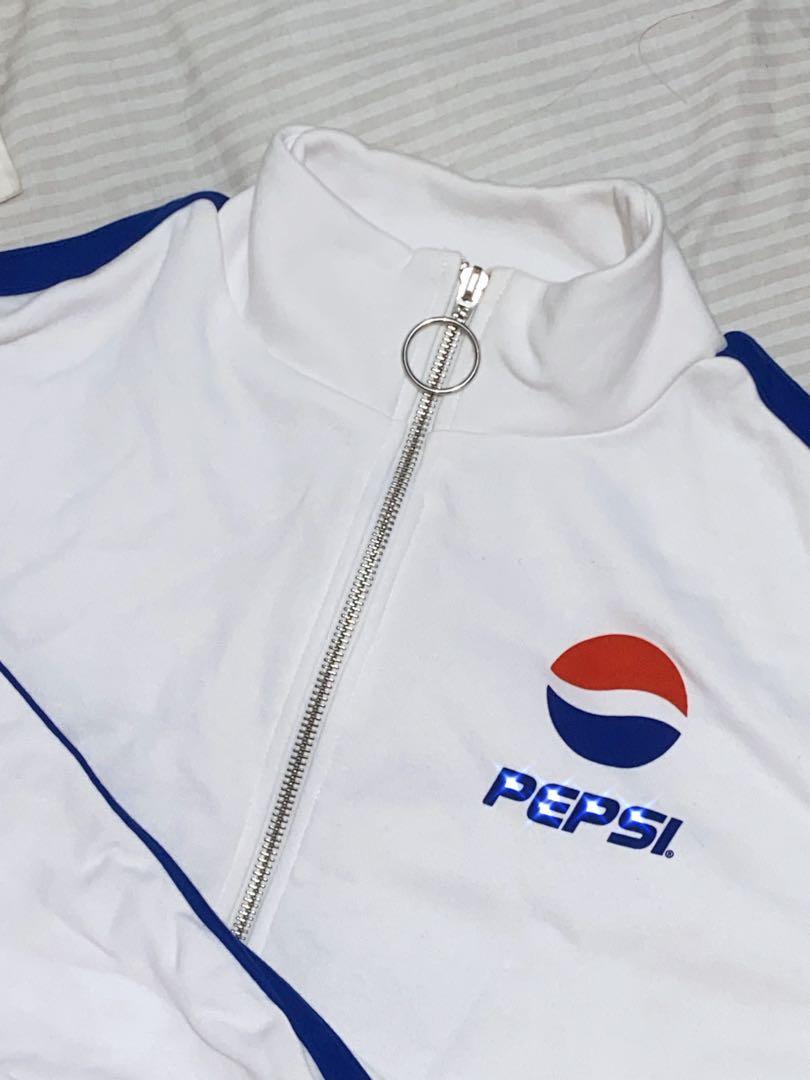 bnwt h m pepsi cropped jacket