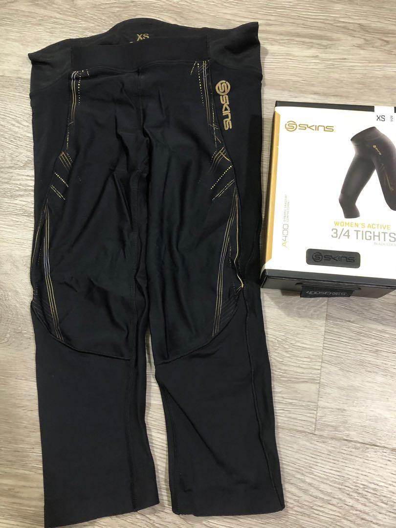 3/4 SKINS (women) a400 series tights, Men's Fashion, Activewear on