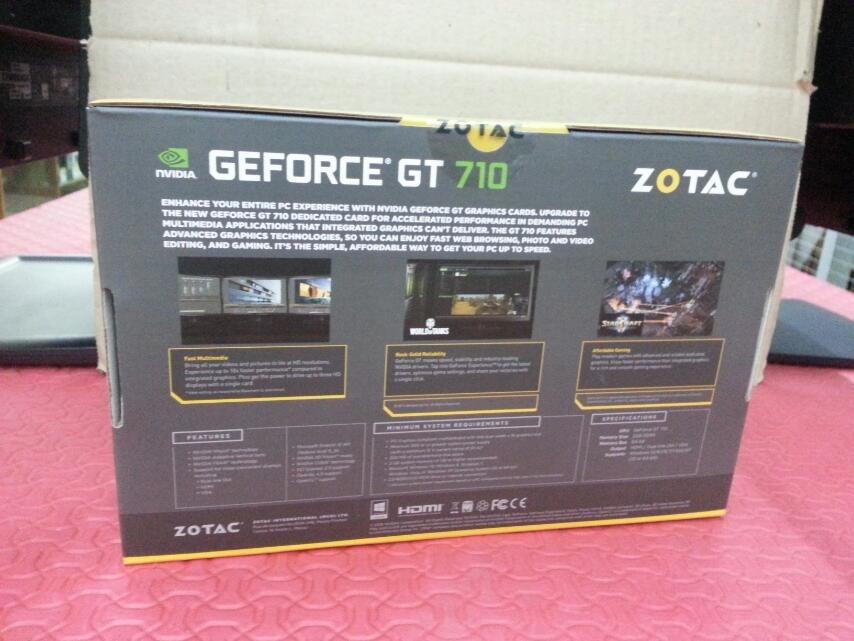 Gt 710 new arrivals zotac 1gb