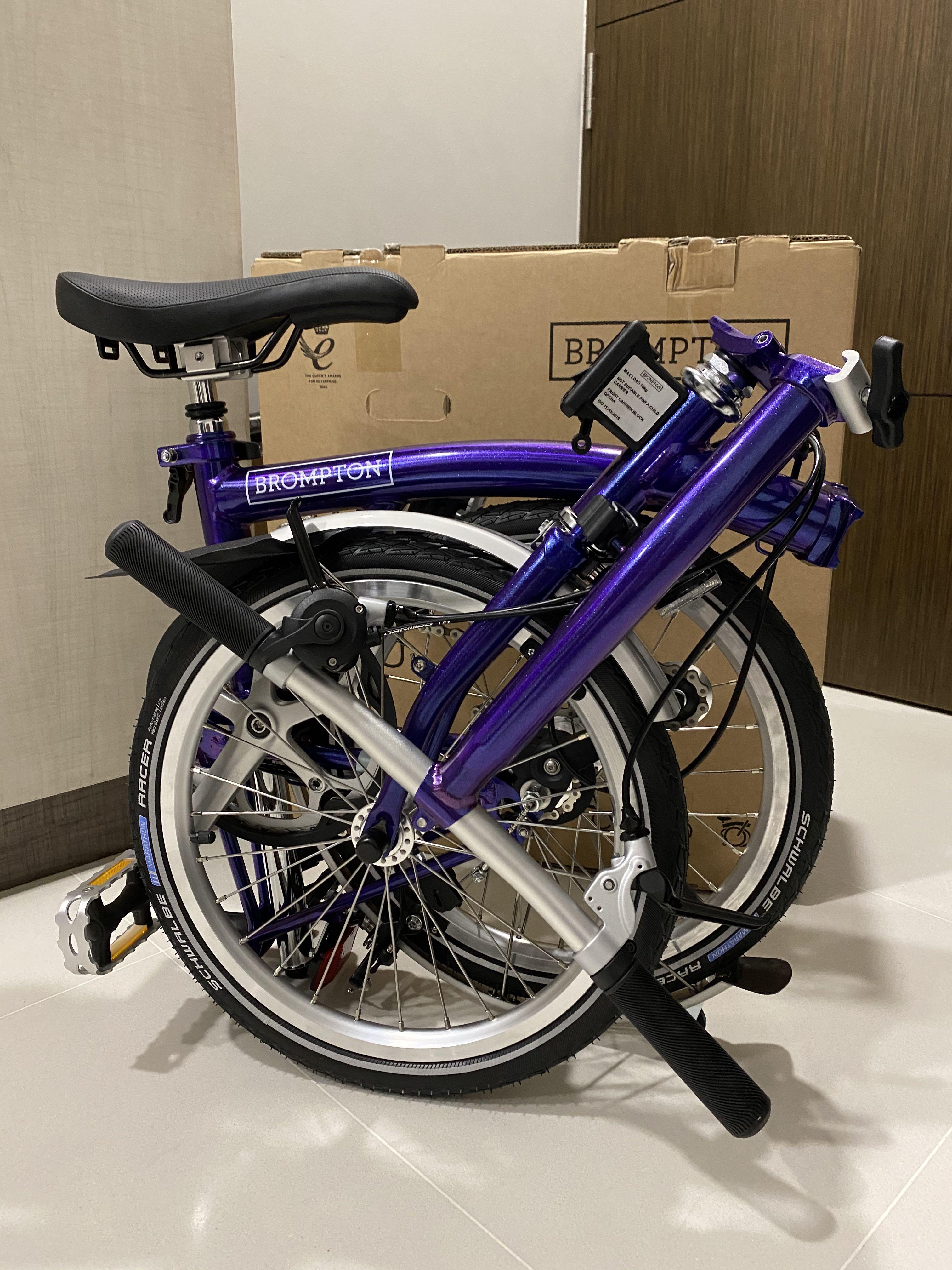 Purple metallic brompton discount
