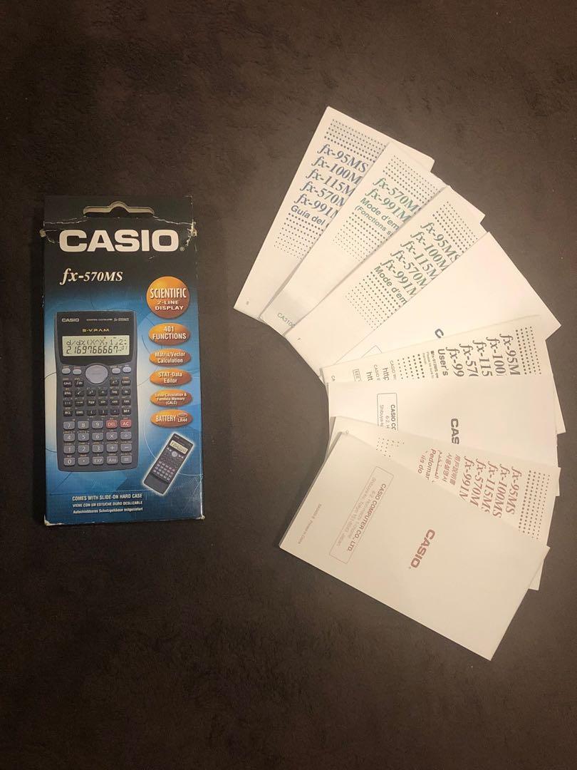 Casio fx-570MS Scientific Calculator, Health  Nutrition, Health Monitors   Weighing Scales on Carousell