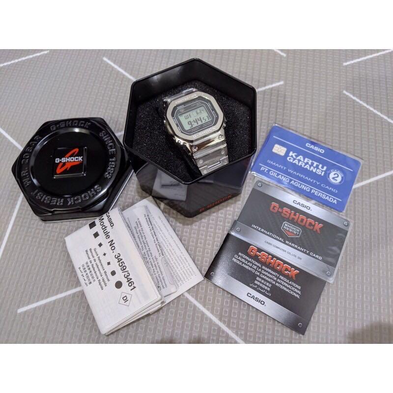 Casio G-Shock GMW-B5000D 1-DR Bluetooth, Fesyen Pria, Jam Tangan di  Carousell