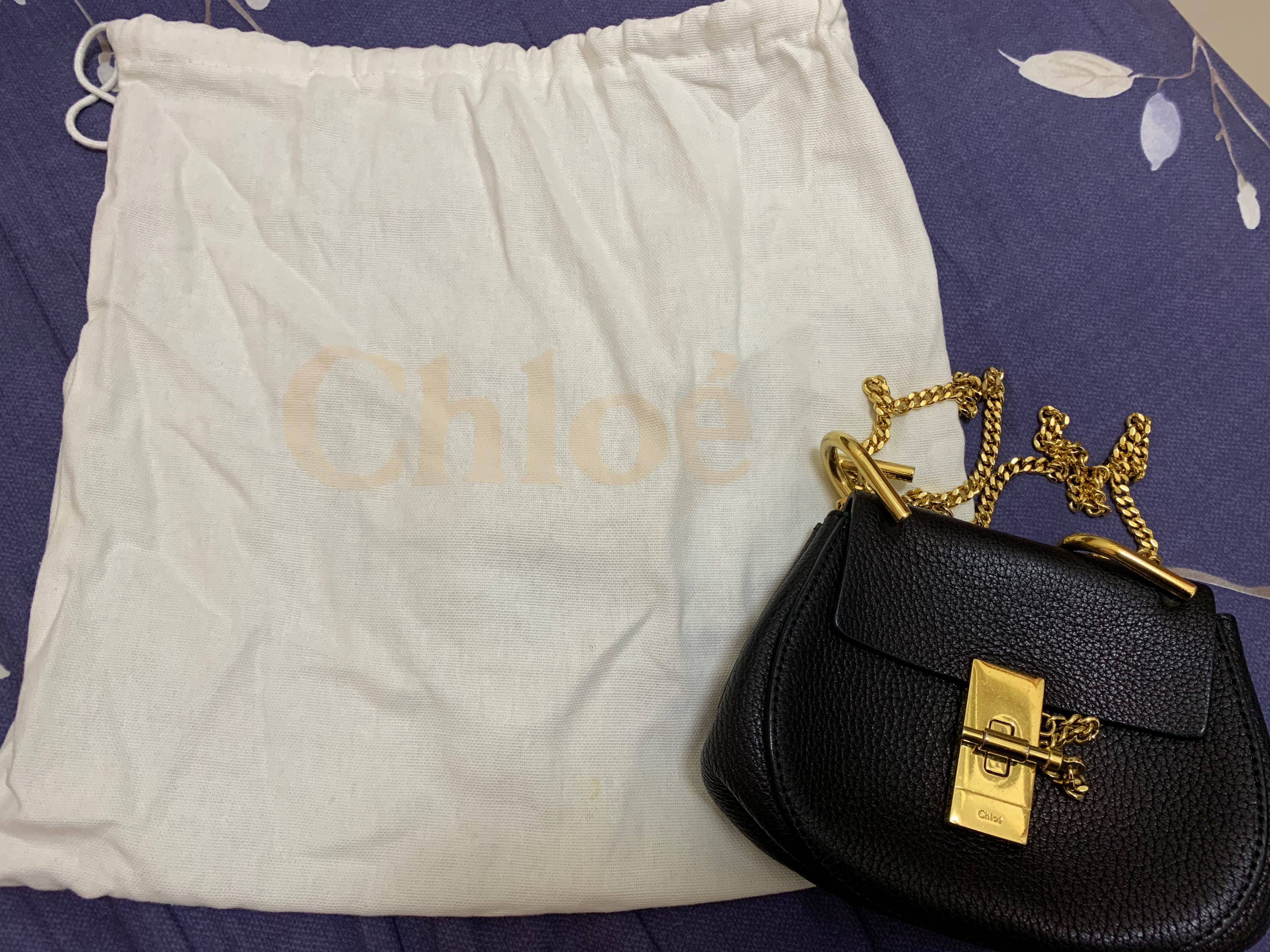Chloe nano drew bag top
