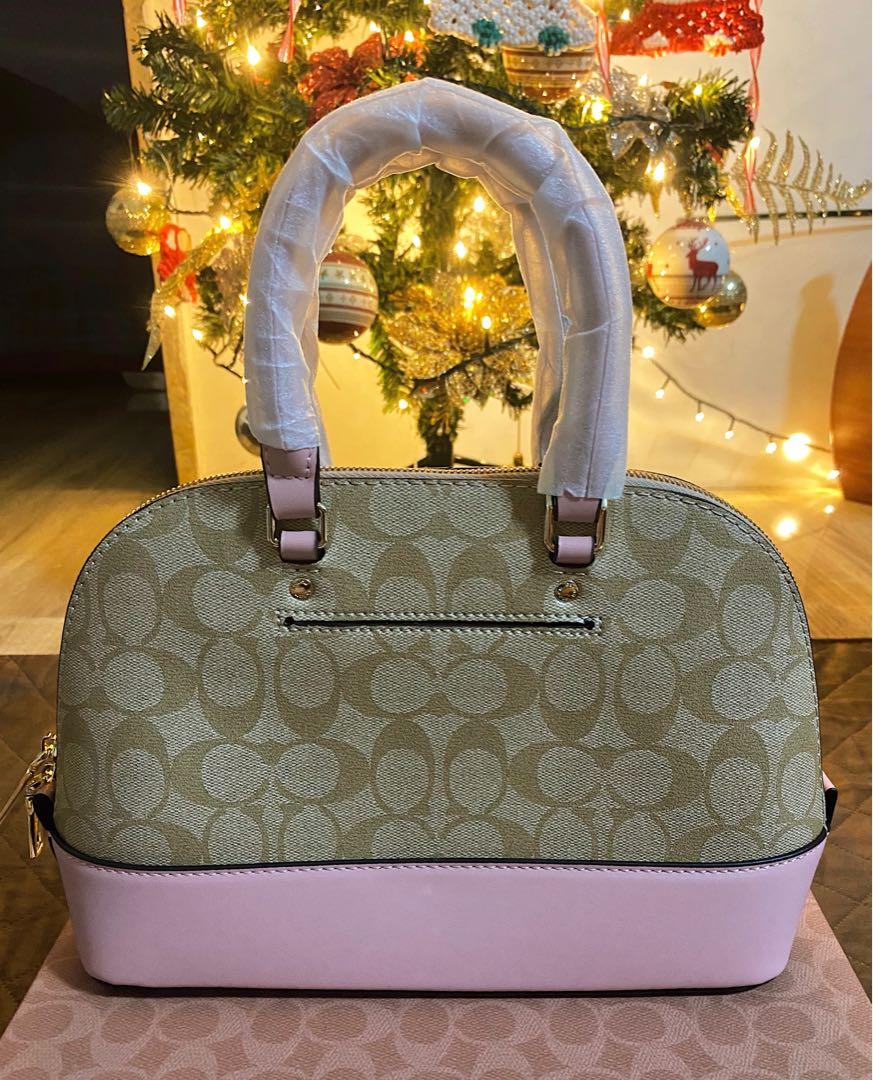 Authentic Coach Alma Mickey Bag in Pink, Women's Fashion, Bags & Wallets,  Purses & Pouches on Carousell