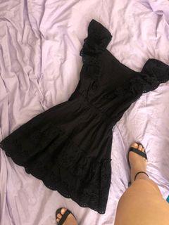 Cotton on black dress