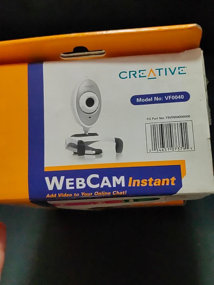 Creative Webcam Instant Model VF0040 For Sale 20 TV Home