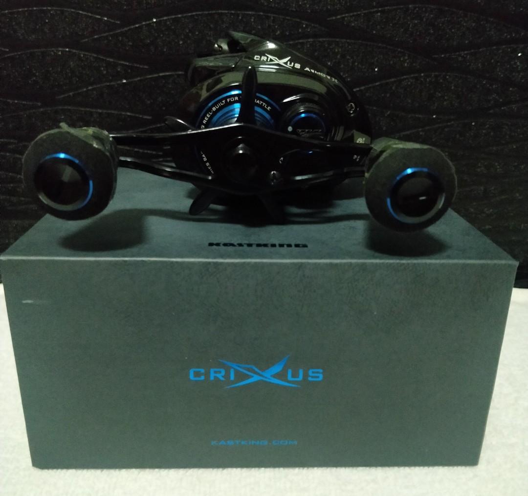 Crixus ArmorX Baitcasting Fishing Reel by KASTKING. Affordable Innovation.  Left Handle. The Newest in the Crixus BC series., Sports Equipment, Fishing  on Carousell