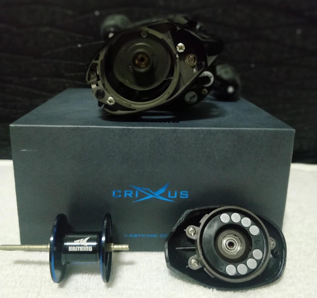 Crixus ArmorX Baitcasting Fishing Reel by KASTKING. Affordable Innovation.  Left Handle. The Newest in the Crixus BC series., Sports Equipment, Fishing  on Carousell