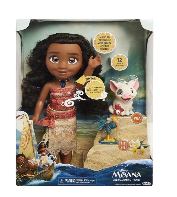 Moana singing doll disney store online