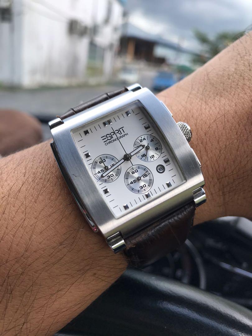 Esprit shop square watch