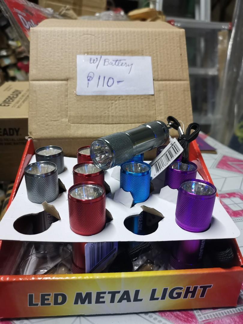Eveready LED metal flashlight (Category: Construction Tools & Equipment) located in Caloocan City. Submitted by dianethriftstore (Listing ID 1051753771, Image 1). Description: Limited stocks only 10pcs.