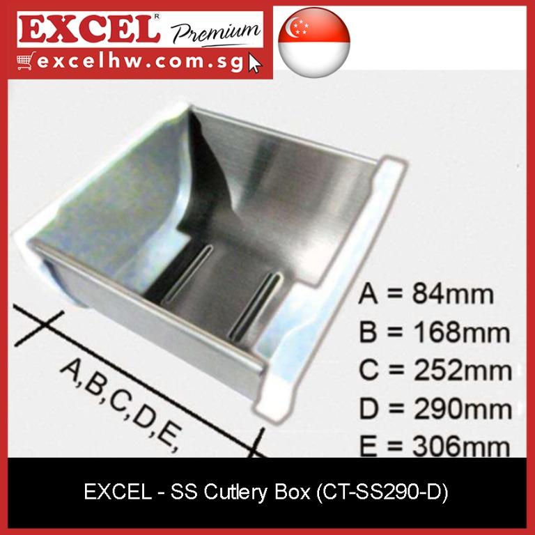 EXCEL - SS CUTLERY BOX, Furniture & Home Living, Kitchenware ...