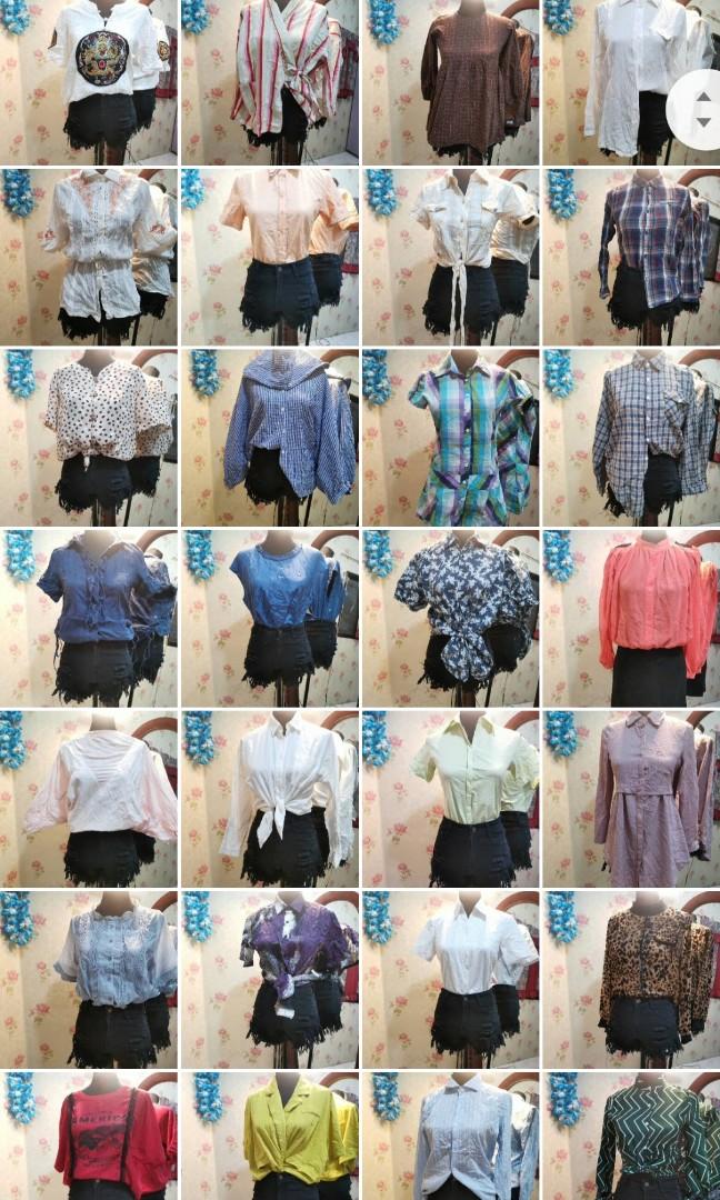 Fashion sales polo blouse