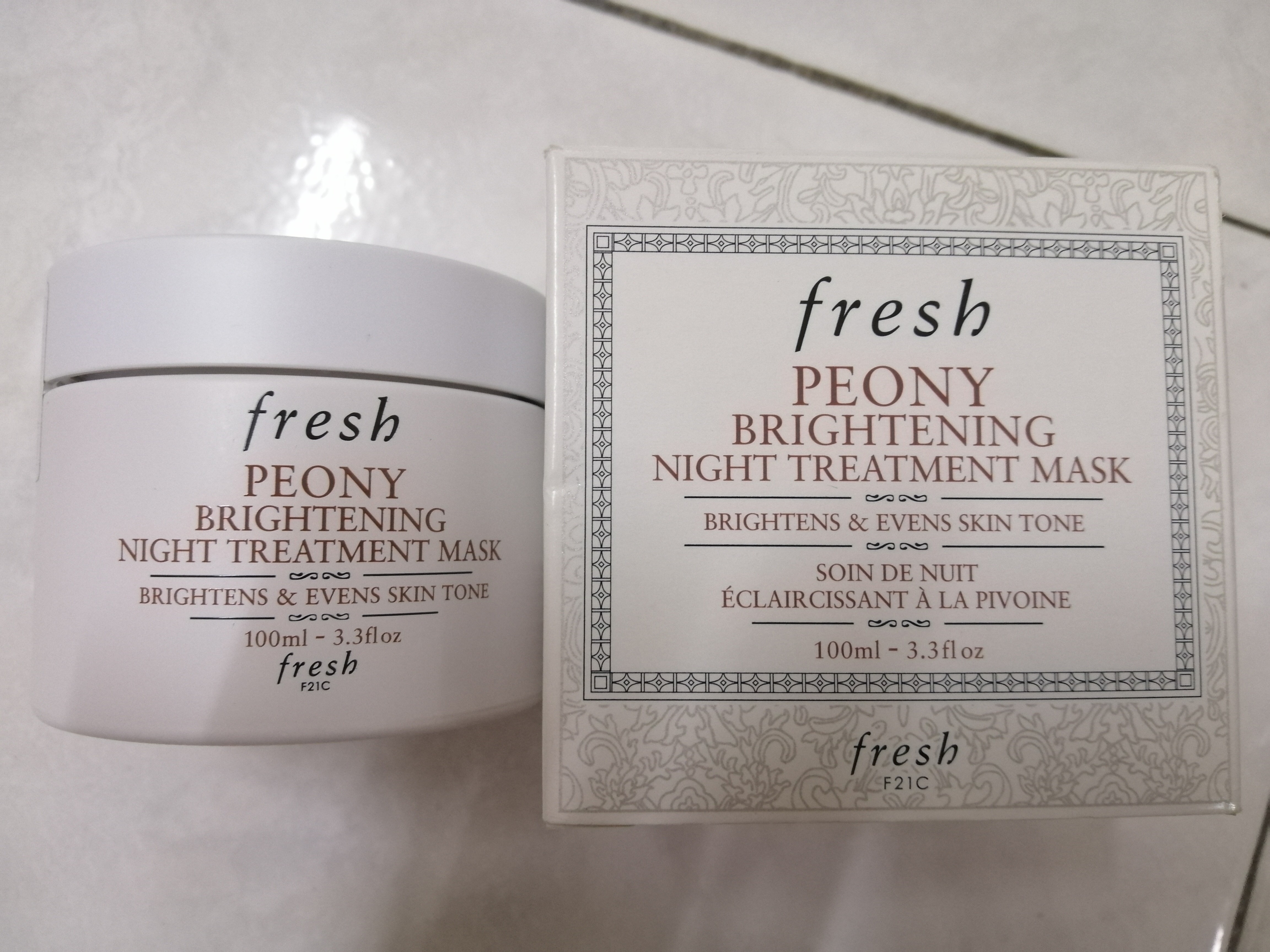 Fresh Peony Brightening Night Treatment Mask Health Beauty Skin Bath Body On Carousell