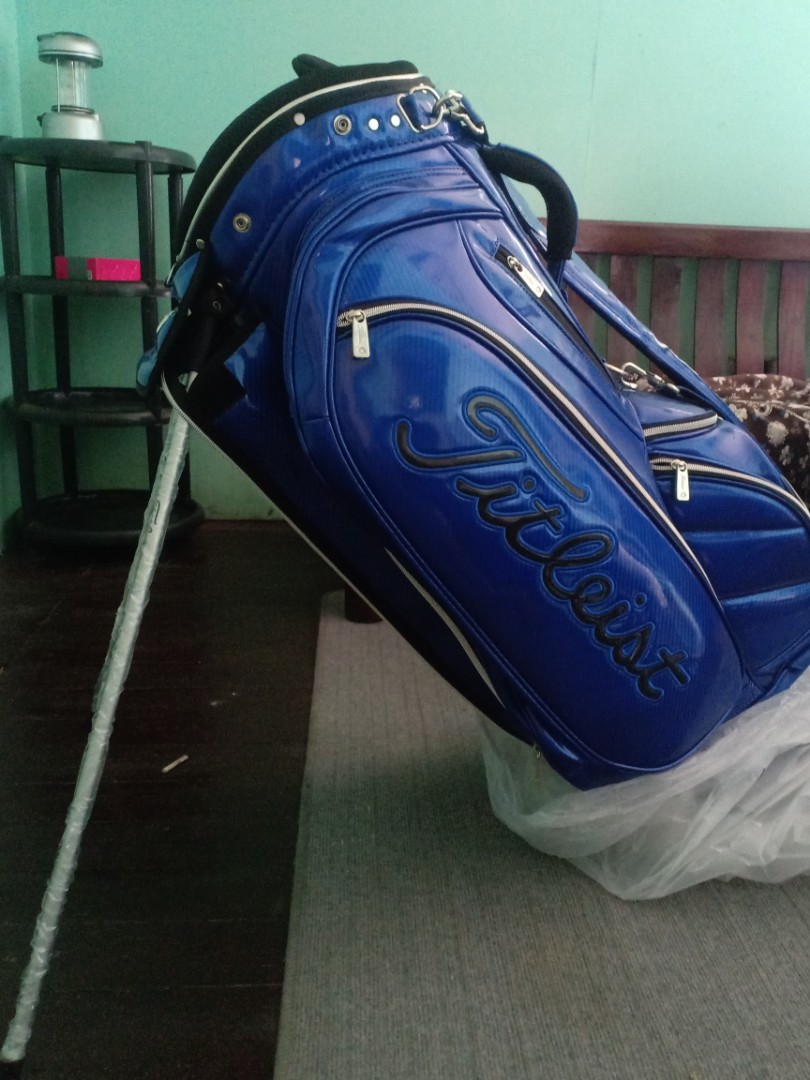 Golf bag zipper stand bag titleist bag, Sports Equipment, Sports