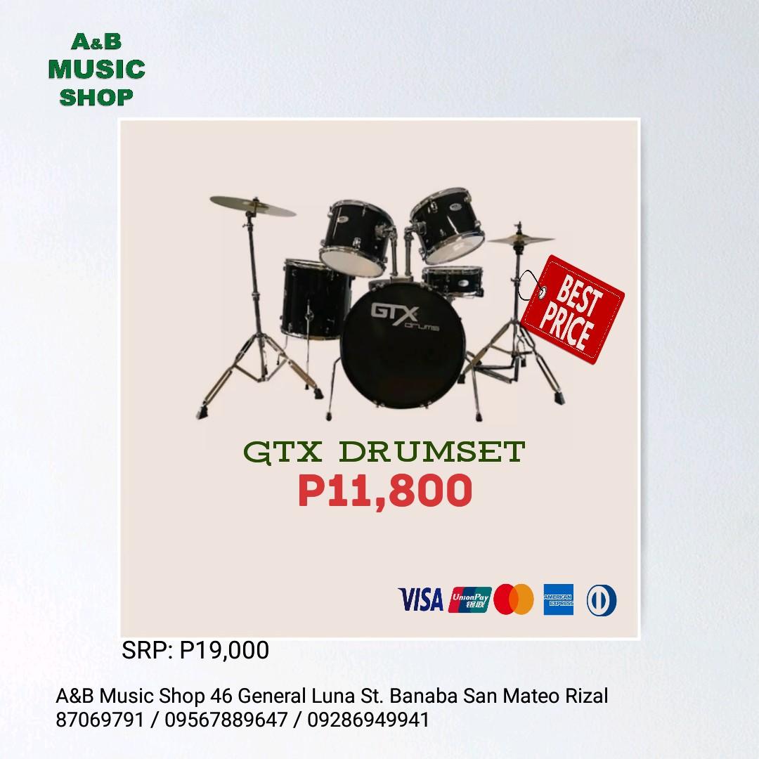 Gtx 2025 drum set