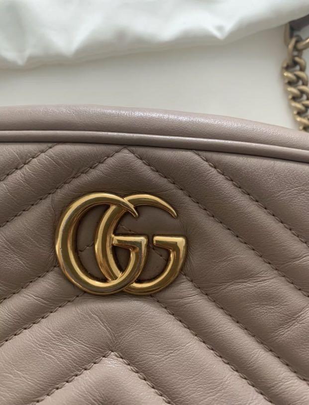 Gucci marmont mini nude top