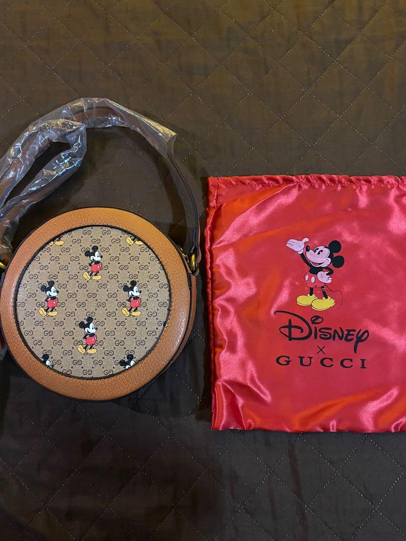 Pre-Owned Gucci Disney Collaboration Mickey Small Women's Shoulder Bag  602536 GG Supreme Pattern/Beige (Good) - Walmart.com
