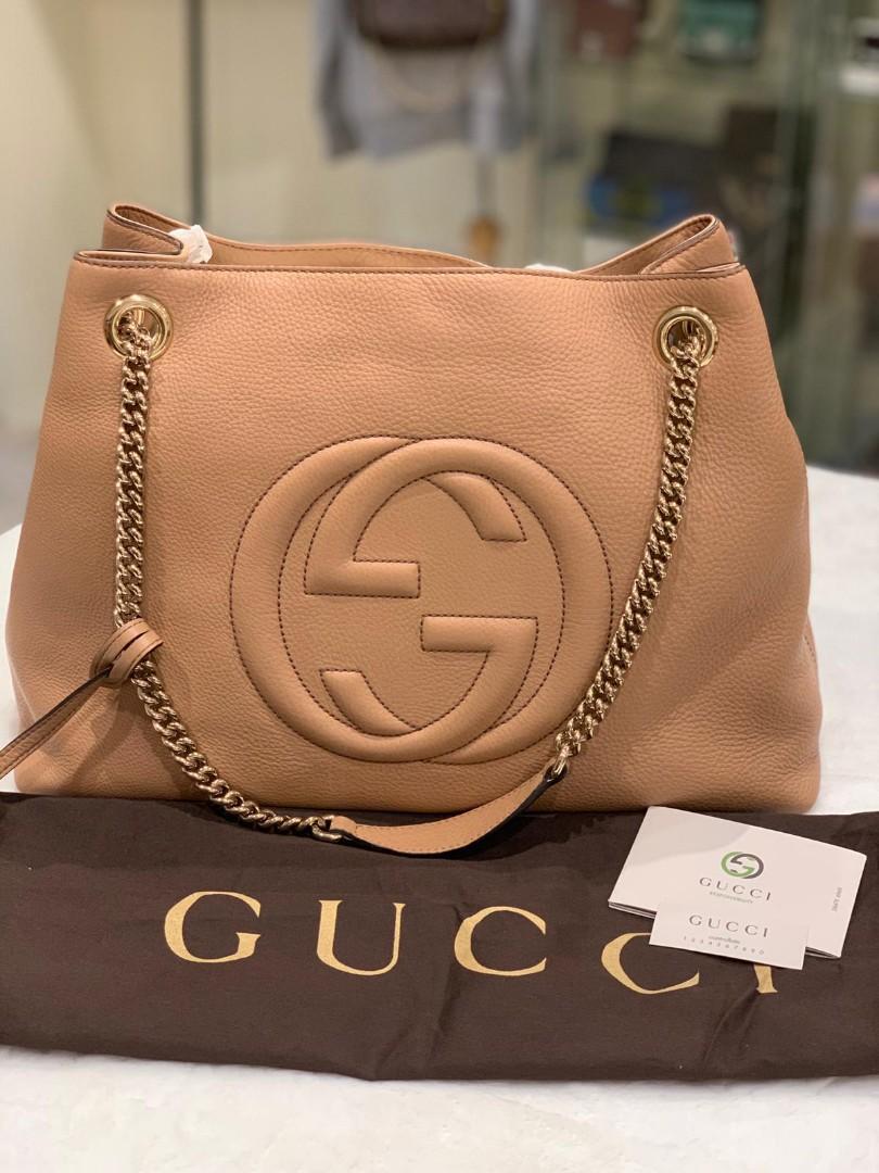 Gucci chain discount tote bag