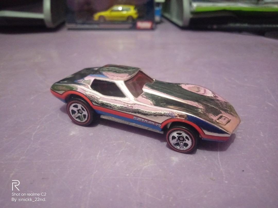 Hotwheels Chevrolet Corvette Stingray Super Chrome Hobbies Toys