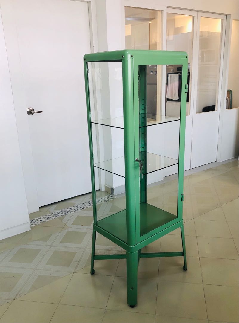 IKEA glass showcase Fabrikor, Furniture & Home Living, Furniture
