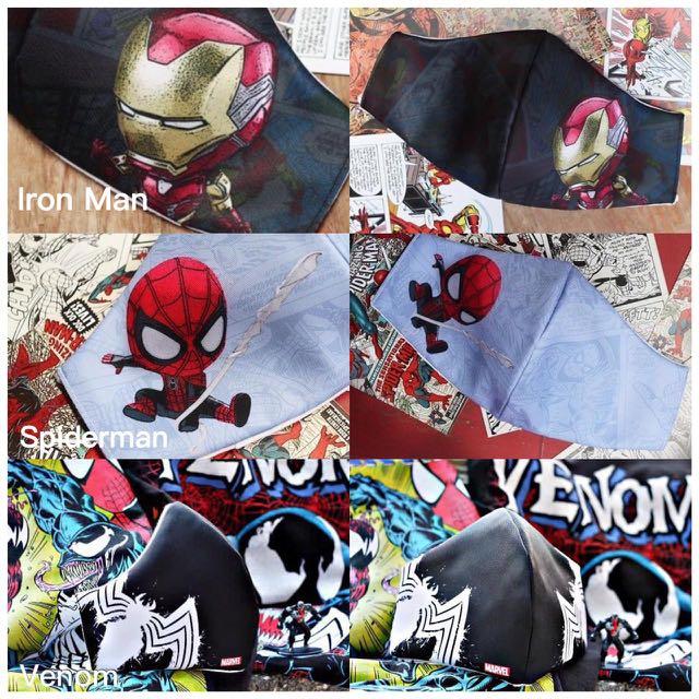 Marvel Masks Captain America Iron Man Spider Man Venom