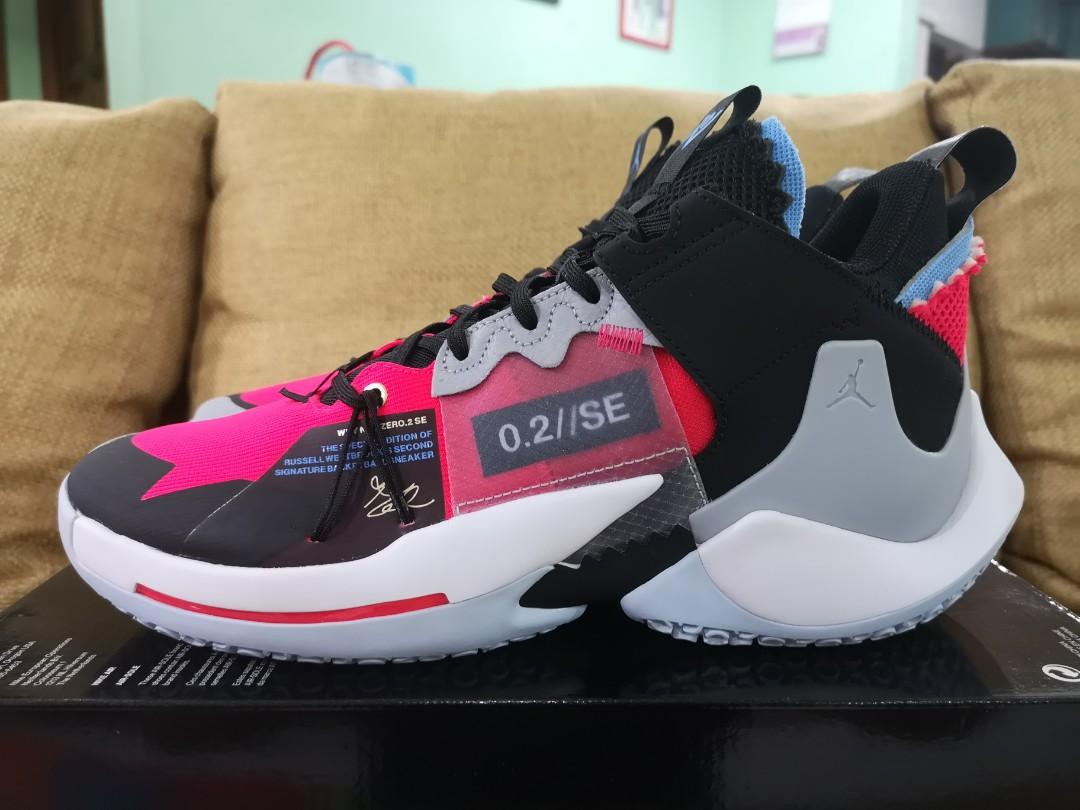 Jordan Why Not Zer0.2 SE PF Russel Westbrook Shoes RED ORBIT Orig. Price 209