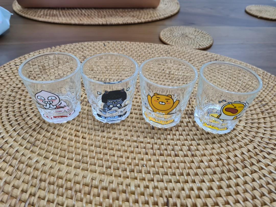 Kakao Friends Soju Glass Furniture And Home Living Kitchenware And Tableware Water Bottles 5550
