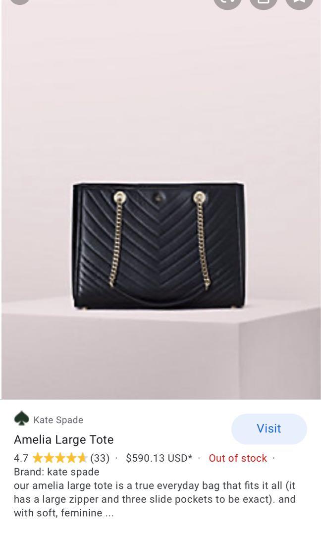 Kate spade amelia clearance large tote