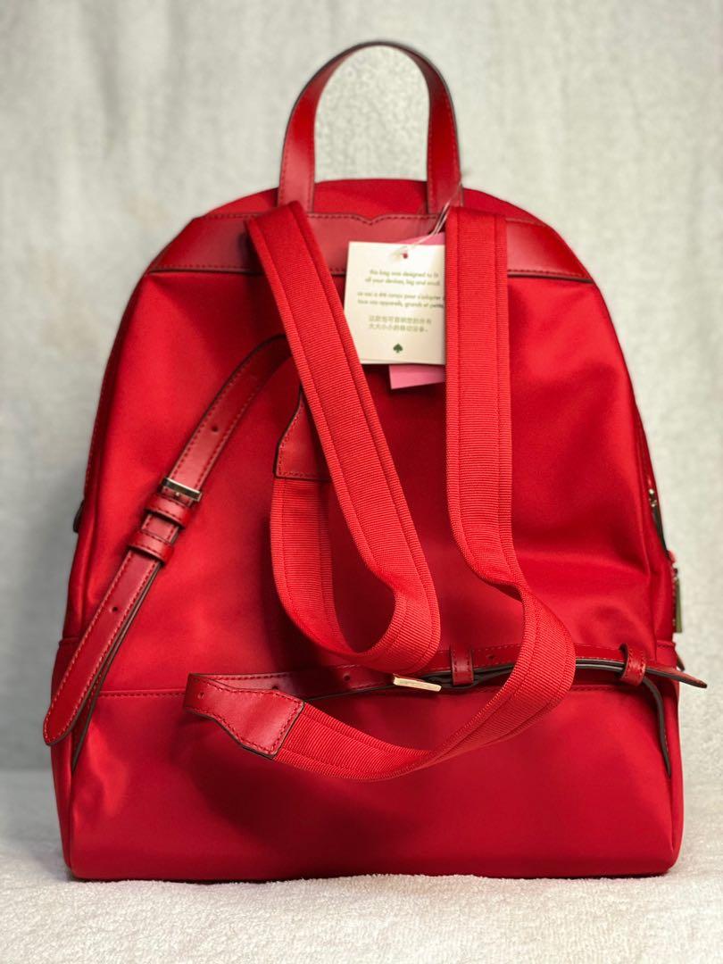 Kate Spade Large Backpack Karissa Nylon, Women's Fashion, Bags