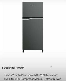 Kulkas Panasonic 2 pintu