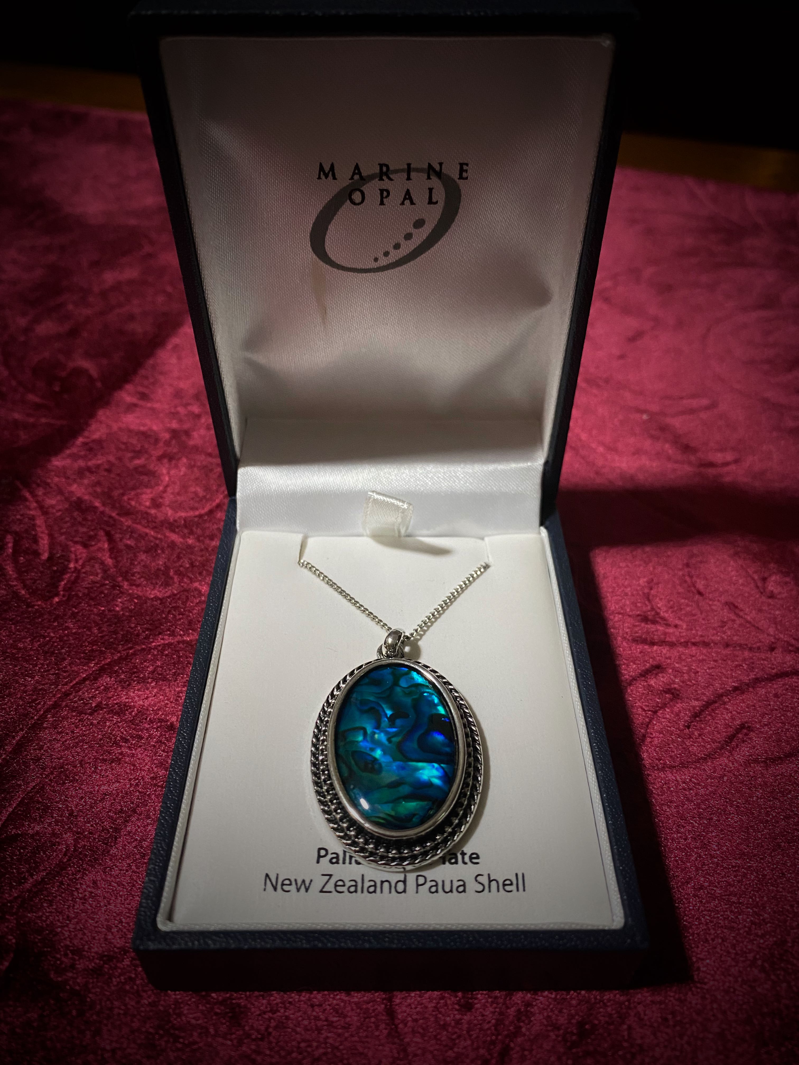 Marine Opal NZ Necklace Women s Fashion Jewelry Organisers