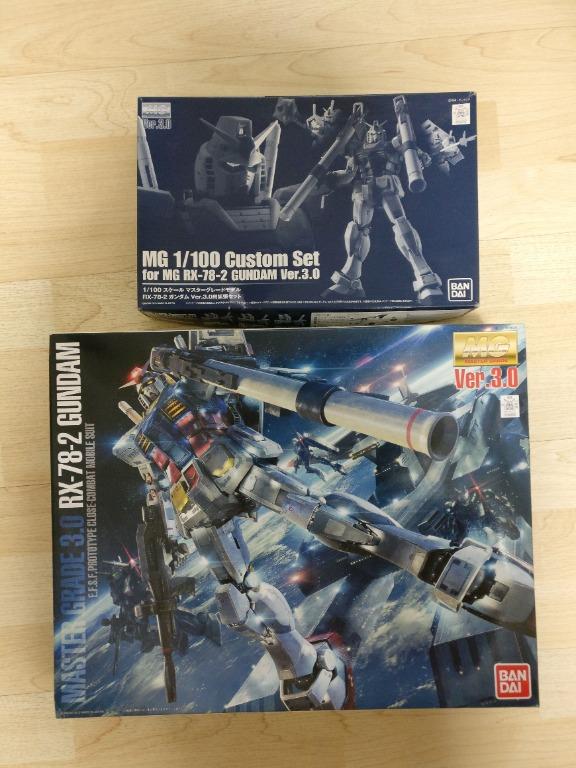 Mg 1 100 Rx 78 2 Gundam Model Kit Ver 3 0 Custom Set Gunpla Bundle Hobbies Toys Toys Games On Carousell