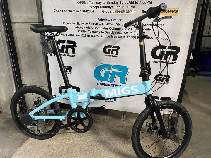 Migs folding sale bike